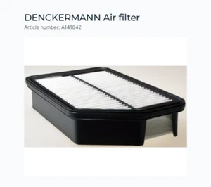 Air filter for HYUNDAI KIA DENCKERMANN A141642 - Picture 1 of 2