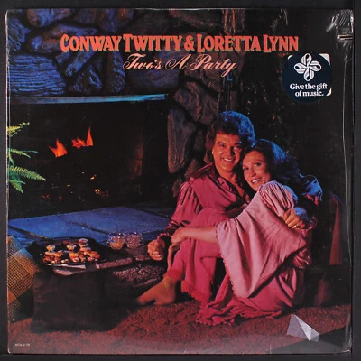 CONWAY TWITTY & LORETTA LYNN: two's a party MCA 12" LP 33 RPM Sealed - Image 1 of 2