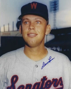 Signed 8x10 DON LEE Washington Senators Autographed photo - COA - Picture 1 of 1