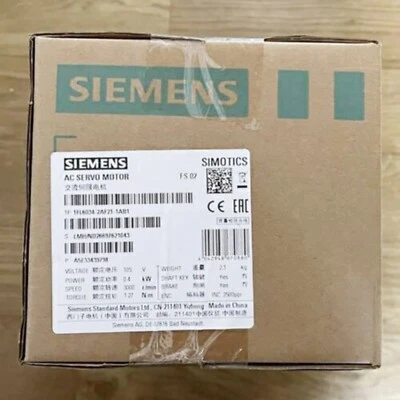 New Siemens 1FL6034-2AF21-1AB1 1FL6 034-2AF21-1AB1 SIMOTICS S-1FL6 - Image 1 of 3