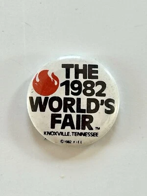 La Feria Mundial 1982 Knoxville Tennessee Pequeño Vintage Pin Botón Pinback Foto 1 de 2
