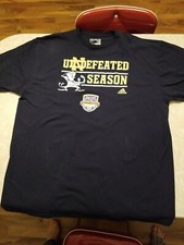 Notre Dame Fighting Irish Undefeated Season 2013 BCS Logo T-Shirt