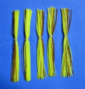 5 silicone Skirt CHART/PUMPKIN #5-9364 Lure Spinnerbait Buzz jig Bass Tackle - Picture 1 of 1