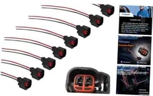 8 PZ Connettore Iniettore Carburante Treccia - Compatibile con - Foto 1 di 6