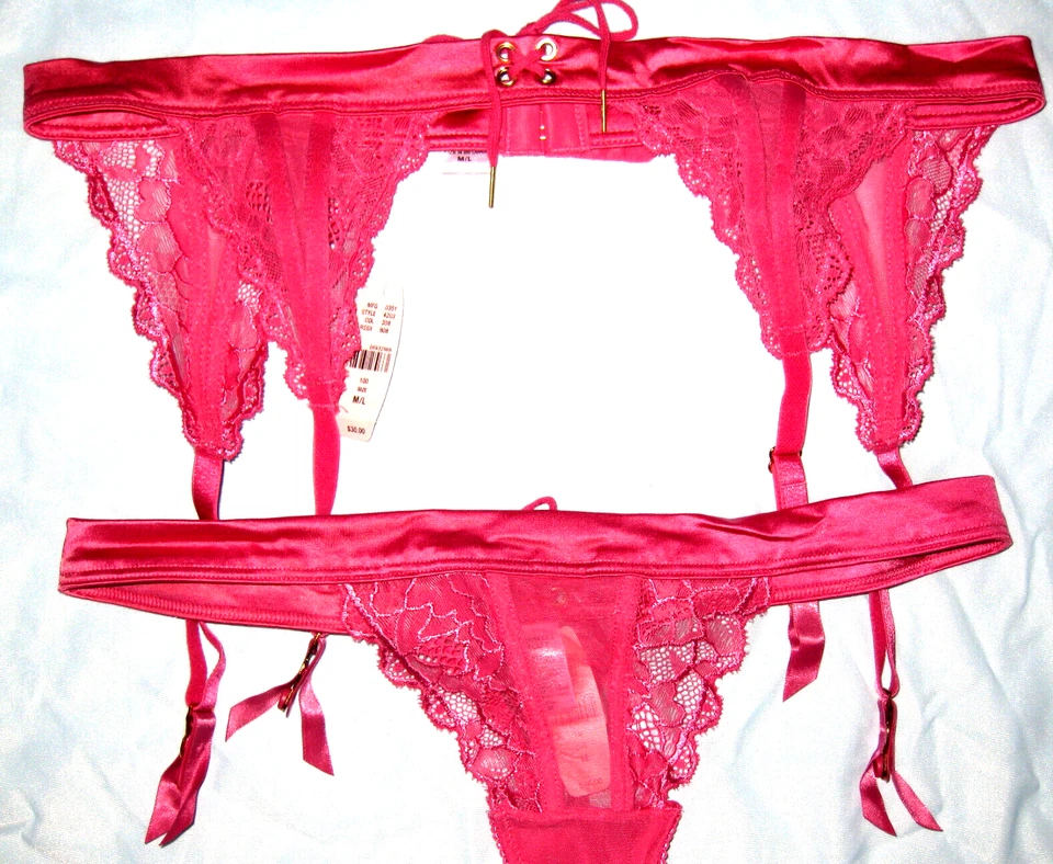 XS/S ❤️CINTURÓN DE ENCAJE SATINADO MUY SEXY ❤️sin panty❤️ Foto 1 de 1