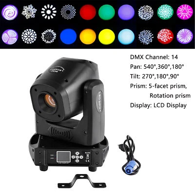 200W Moving Head Stage Beam Light 7Gobo Spot Light DMX DJ Disco Party Club Light - Image 1 of 4