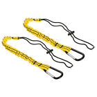 Tool Lanyard with D Hook, 2 Pack 24 Inch Safety Tool Leash 0.8" Width, Yellow