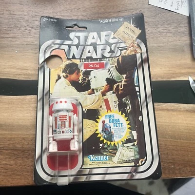 Tarjeta Kenner 1978 Starwars R5-D4 Star Wars de colección nueva está ligeramente dañada Foto 1 de 4