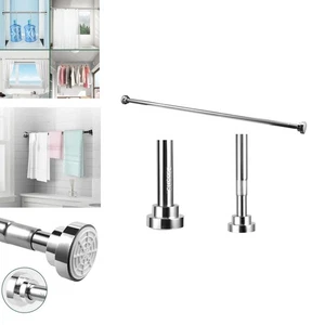 Barra Cortinas de Ducha Extensible Soporte de Baño barra de cortina sin taladrar - Imagen 1 de 2