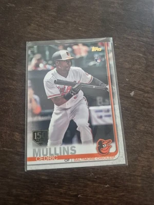 2019 Topps Cedric Mullins Baltimore Orioles RC 150 Years Stamp - Image 1 of 2