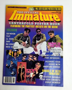 Immature Right On Center Poster Magazine 1996 Ice-T Mona Lisa LL Cool J - Picture 1 of 8