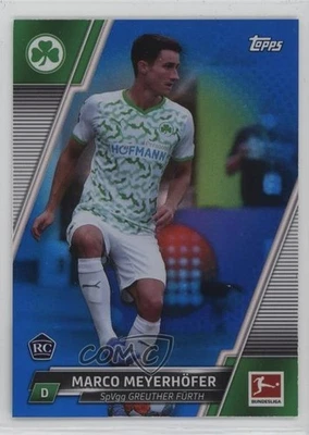 2021-22 Topps Bundesliga Blue Foil /99 Marco Meyerhofer #85 Rookie RC - Image 1 of 2