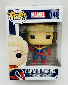 Funko Pop! Marvel Unmasked Captain Marvel Vinyl Figure #148 Vaulted 2016 - Picture 1 of 6