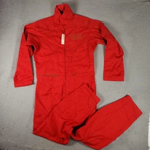 Gibson & Barnes Flight Suit Mens 44T Resolute Red Coveralls Utility Uniform - Picture 1 of 13