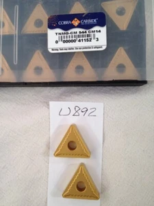 10 NEW COBRA CARBIDE TNMG-CM 544 CARBIDE INSERTS. GRADE CM14 (REF#U892) - Picture 1 of 1