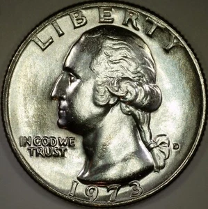 1973 D Washington Quarter - Uncirculated - Picture 1 of 2