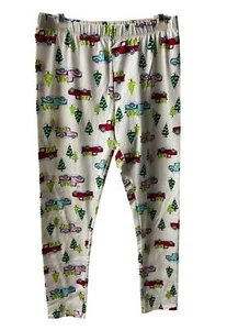 No Boundaries Pyjamahose Junior große LKW Bäume Muster Hütte Größe 11-13 - Bild 1 von 3