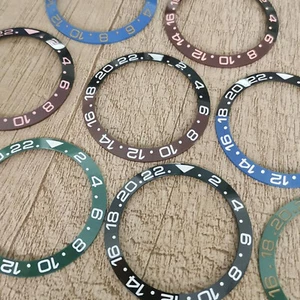 Bisel de reloj de cerámica GMT 38 MM diámetro interior 30,5 mm para nuestra caja de reloj SUB de 40 mm - Imagen 1 de 21