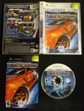 Need for Speed: Underground Platinum Hits (Microsoft Xbox, 2003) Complete