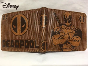 Marvel Pu Leather Avengers Captain America Deadpool Wallet Coin Purse Boy Gift - Picture 1 of 41