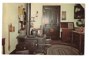 Kitchen ABRAHAM LINCOLN'S HOME Cast Iron Stove Springfield ILLINOIS Postcard IL - Picture 1 of 2