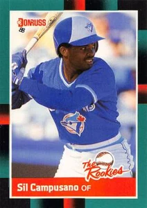 Donruss The Rookies #42 1988 Sil Campusano Toronto Blue Jays - Imagen 1 de 2