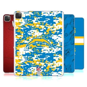 NFL LOS ANGELES CHARGERS GRAPHICS SOFT GEL CASE FOR APPLE SAMSUNG KINDLE - Picture 1 of 11