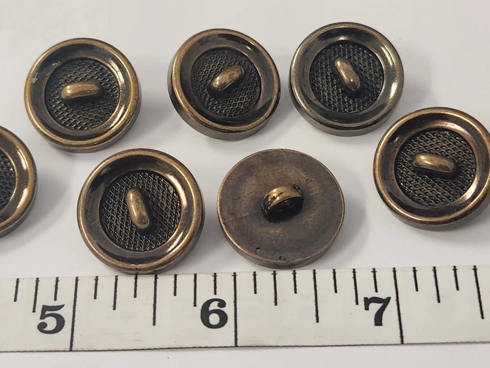 UNIQUE VINTAGE BUTTONS SET OF 14 GOLD TUZ2945 LAST! - Image 1 of 1