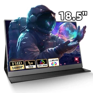 Tragbarer Monitor 18,5 Zoll Gaming Bildschirm 100Hz VESA Unterstützung 1080p - Photo 1/7