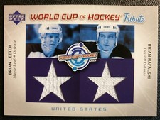 2004-05 Upper Deck World Cup Tribute WC-BL/BR Leetch/Rafalski