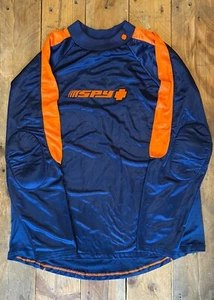 Vintage Spy Optic 'Spy+' Jersey/Shirt - Orange/Blue - Padded Elbow - XL - Canada - Picture 1 of 15