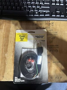 InSinkErator Garbage Disposal Power Cord Kit Black CRD-00 From June 2005! - Picture 1 of 5