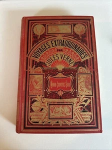 JULES VERNE VOYAGES Extraordinaires NORD CONTRE SUD - 85 DESSINS BENETT 1887 Het - Foto 1 di 6
