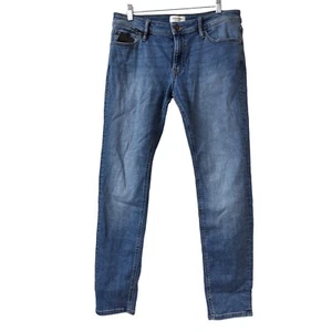 New 7 For All Mankind Women's Size 34 Jack & Jones Skinny Jeans Blue Stretch - Picture 1 of 11