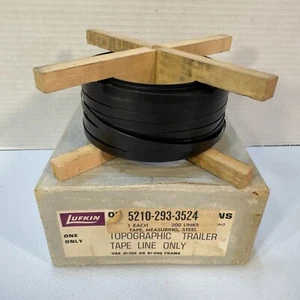 Línea de cinta para remolque topográfico Lufkin 200 eslabones para cuadro 31-100 o 61-200 Nuevo de Lote Antiguo - Imagen 1 de 11