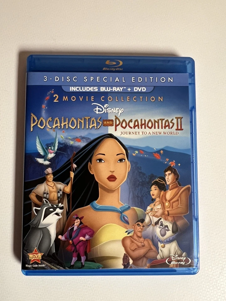 Pocahontas & Pocahontas II: Journey to a New Wolrd (Blu-ray, 1995) - Image 1 of 1