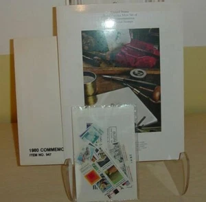 1980 USPS Commemorative Mint Year Set w/ Folio - Complete 28 MNH Stamps Sealed - Picture 1 of 1