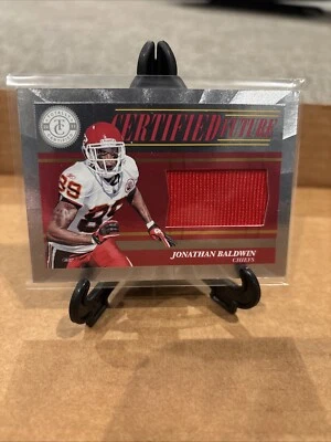 2011 Totally Certified Future Materials #16 Jonathan Baldwin Jsy/499 Chiefs WR - Image 1 of 3