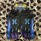 New Small Hk Army Full Finger Hardline Paintball Gloves - Blue/Purple