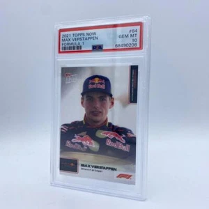 PSA 10 - Max Verstappen - Where It All Began #084 - Topps F1 Now 2021 - Picture 1 of 4