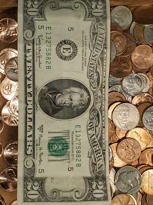 1963 A Series $20 Dollar Bill Federal Reserve Note - Image 1 of 4