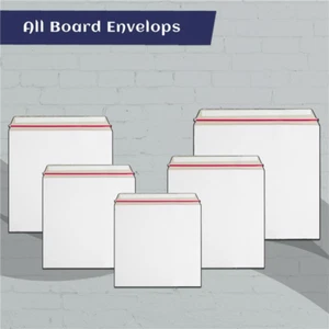 Ganzkarton weiß Umschläge quadratischer Stil Umschlag Aufbewahrung Paket Versandumschlag - Bild 1 von 5