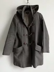 A.P.C WOMAN GRAY  PARKA PEA COAT SIZE S - Picture 1 of 9