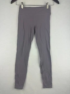 Athleta Girl Lavender Sheer Insert Bring it Tight Leggings L 12 - Picture 1 of 8