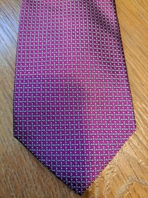 NUEVO Corbata Dockers Para Hombre Hecha a Mano Geométrica Roja Plata Seda Poliéster Sears Foto 1 de 4