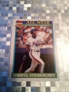 Darryl Strawberry Mets 1991 Topps edición 40 aniversario  - Imagen 1 de 2