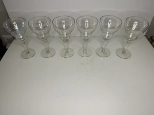 6 Vtg 1920s Water Goblet, MOTHER OF PEARL IRIDESCENT by Fostoria, Stemware Read* - Picture 1 of 13