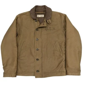 VINTAGE BUZZ RICKSON'S N-1 USN Deck Jacke Alpaka gefüttert Gr. 36 M - Code - Bild 1 von 12