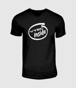 VTEC INSIDE SHIRT T-SHIRT HONDA CIVIC CRX EG RACING ACCESSORIES GIFT TRACK DRIFT - Picture 1 of 2