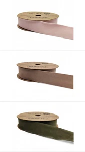 1m Samtband 25 mm Samtborte Schleifenband Geschenkband Dekoband Samt - Bild 1 von 4